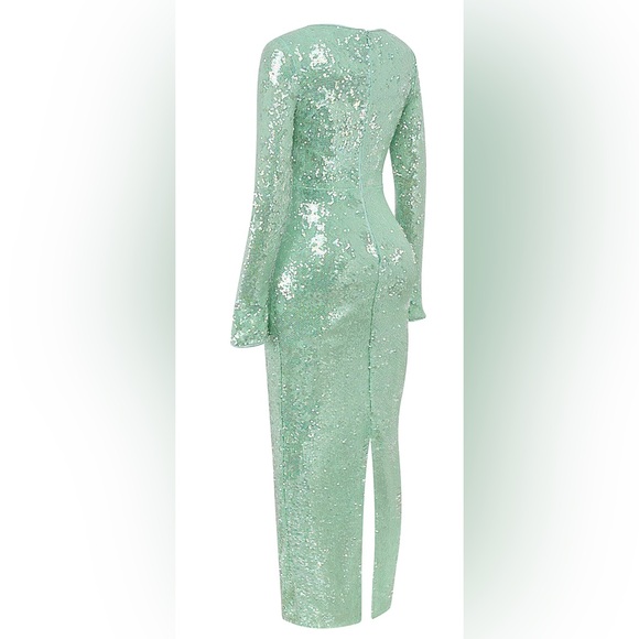 NWT HOUSE OF CB SEQUIN DRESS - Picture 3 of 9